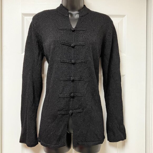 Laura Ashley Black Sweater long sleeve Size Medium Brand NEW with tags - Picture 10 of 12